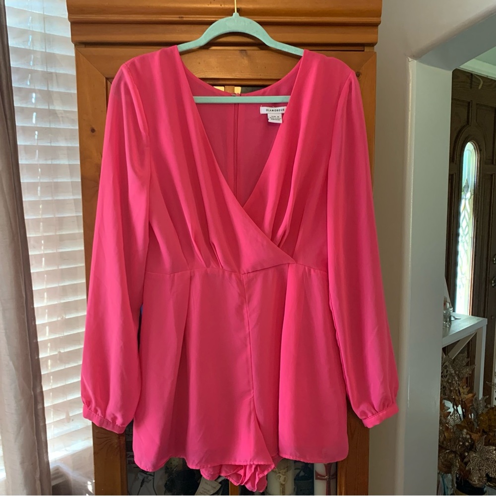 GLAMOROUS Nordstrom Pink Romper M